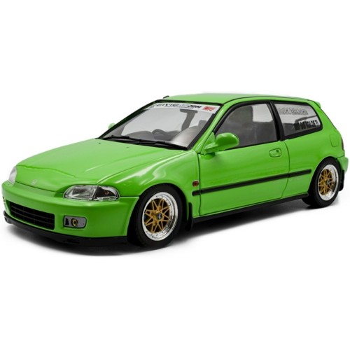 SOL1810408 - 1/18 HONDA CIVIC (EG6) SOLIDO WORKS NEON GREEN 1991