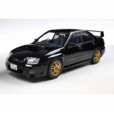 SOL1812305 - 1/18 SUBARU IMPREZA WRX STI JAVA BLACK PEARL 2004