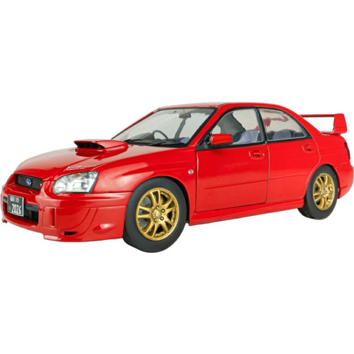 SOL1812306 - 1/18 SUBARU IMPREZA WRX STI FLAME RED 2004 SOL1812306 - 1/18 SUBARU IMPREZA WRX STI FLAME RED 2004
