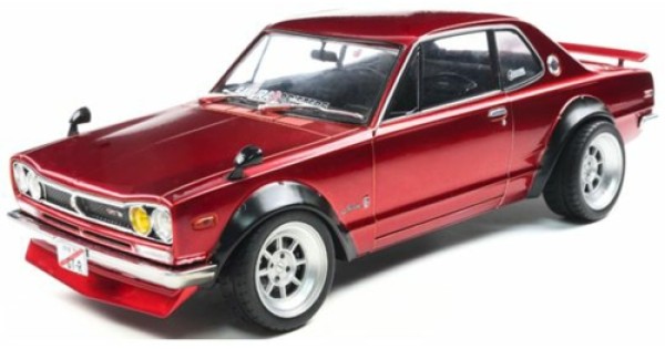 NISSAN SKYLINE (C10) HAKOSUKA SOLIDO WORKS RED METALLIC 1970 - Solido - 1/18
