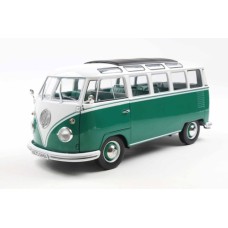 SOL1813403 - 1/18 VW T1 SAMBA GREEN/WHITE 1962