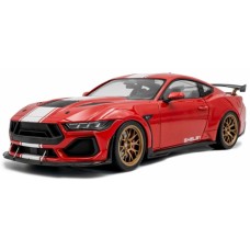SOL1813801 - 1/18 SHELBY MUSTANG SUPER SNAKE RACE RED 2025