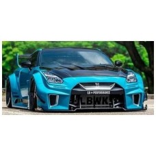 SOL1815602 - 1/18 NISSAN GT-R (R35) LIBERTY WALK SILHOUETTE BODY KIT BLUE METALLIC 2025