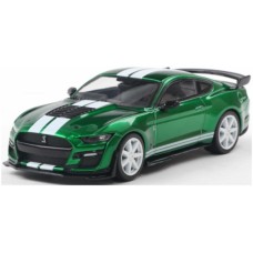 SOL4311511 - 1/43 SHELBY MUSTANG GT500 ERUPTION GREEN METALLIC W/WHITE STRIPES 2020