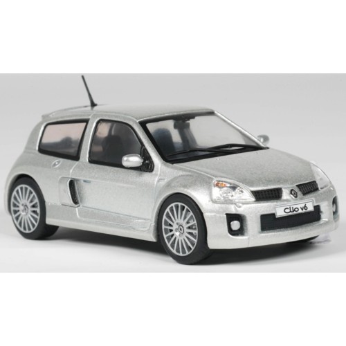 SOL4318103 - 1/43 RENAULT CLIO V6 PH.2 GRIS TITANE 647 2004