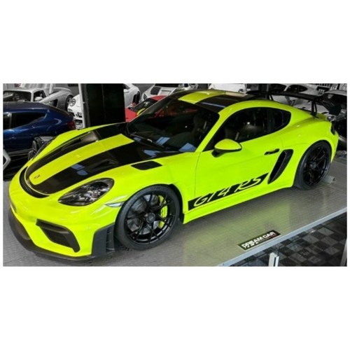 SOL4318801 - 1/43 PORSCHE 718 CAYMAN GT4 RS W/WEISSACH PACKAGE ACID GREEN 2024
