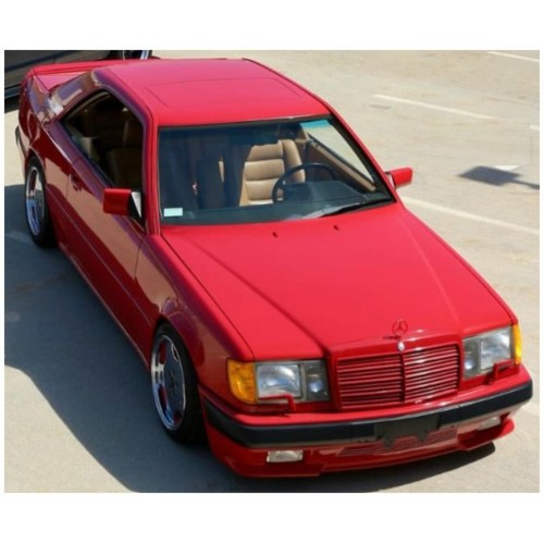 SOL4318902 - 1/43 MERCEDES BENZ 300CE 6.0 AMG THE HAMMER WIDEBODY SIGNAL RED 1988