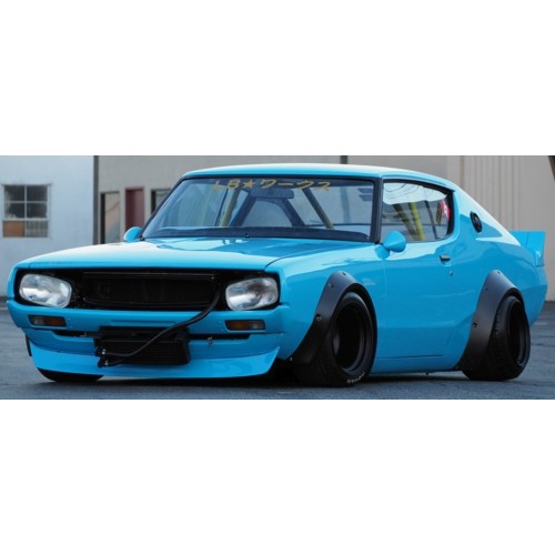 SOL4319801 - 1/43 NISSAN SKYLINE GT-R (KPGC110) KENMERI - W/LIBERTY WALK BODY KIT BLUE 1972