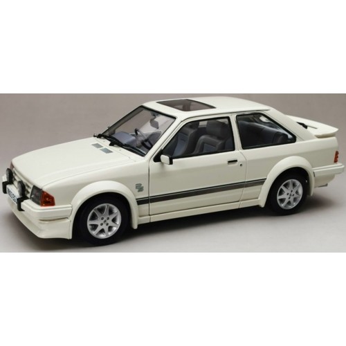 SUN4963R - 1/18 FORD ESCORT RS TURBO, WHITE (RE-LAUNCH)