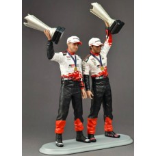 SUNH0007FF - 1/18 OLIVER SOLBERG AND EDMONDSON ELLIOTT FIGURES TOYOTA GR YARIS RALLY1 NO.99 1ST 2026 M.C