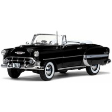 SUNH1626 - 1/18 CHEVROLET BEL AIR OPEN CONVERTIBLE BLACK 1953