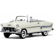 SUNH1627 - 1/18 CHEVROLET BEL AIR OPEN CONVERTIBLE WHITE 1953