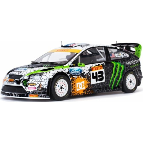 SUNH3957 - 1/18 FORD FOCUS RS NO.43 KEN BLOCK 2012 ST. PETERSBURG RUSSIA