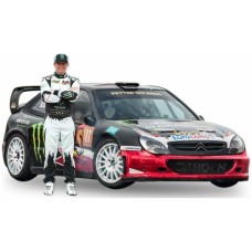 SUNH4475F - 1/18 CITROEN XSARA WRC NO.11 P.SOLBERG GYMKHANA GRID 2016 W/FIGURE