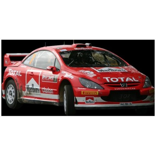 SUNH4679 - 1/18 PEUGEOT 307 WRC GRONHOLM/RAUTIAINEN WINNER RALLY JAPAN 2005
