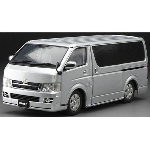 SUNH51012 - 1/24 TOYOTA H200 HIACE VAN SUPERGL SILVER