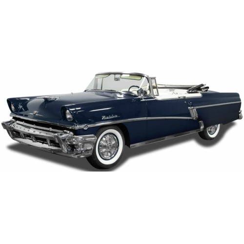 SUNH5138 - 1/18 MERCURY MONTCLAIR OPEN CONVERTIBLE - DELTA BLUE 1956