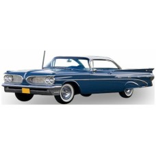 SUNH5177 - 1/18 PONTIAC BONNEVILLE HARD TOP VANGUARD BLUE METALLIC 1959