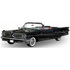 SUNH5188 - 1/18 PONTIAC BONNEVILLE OPEN CONVERTIBLE REGENT BLACK 1959