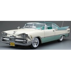 SUNH5493 - 1/18 DODGE CUSTOM ROYAL LANCER HARD TOP JADE METALLIC/PEARL 1959