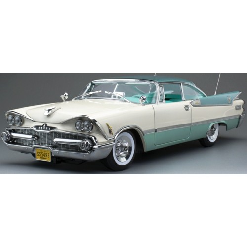 SUNH5493 - 1/18 DODGE CUSTOM ROYAL LANCER HARD TOP JADE METALLIC/PEARL 1959