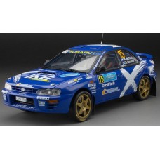 SUNH5529 - 1/18 SUBARU IMPREZA 555 NO.15 A.MCRAE/S.LOUDON LOGIMAN MYTHICAL CARS RALLY 2023