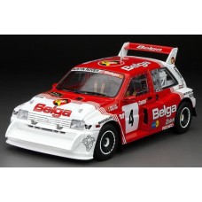 SUNH5543 - 1/18 MG METRO 6R4 NO.4 M.DUEZ/W.LUX SND LOTTO BIANCHI RALLY 1986
