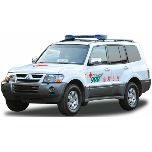 SUNH5836 - 1/18 MITSUBISHI PAJERO V73 - BEIJING RED CROSS - RESCUE SERVICE CENTER
