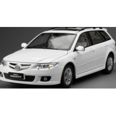 SUNH5881 - 1/18 MAZDA 6 WAGON GLACIER WHITE