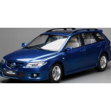 SUNH5882 - 1/18 MAZDA 6 WAGON SONIC BLUE METALLIC