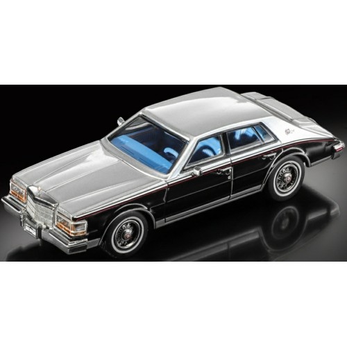 SUNH60101 - 1/64 CADILLAC SEVILLE 1980 SABLE BLACK SHEFFIELD GREY FIREMIST