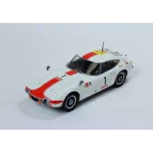 T9-1800185 - 1/18 1967 TOYOTA 2000GT 24HR FUJI #1 DIECAST SEALED BODY SERIES WHITE/RED