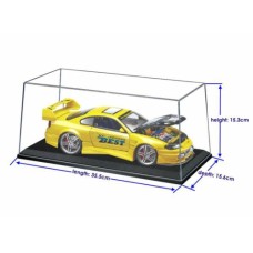 T9-189923 - 1/18 DISPLAY CASE 35 x 15.3 x 15.6 CM (BASE SURFACE INSIDE 33 x 13 CM)