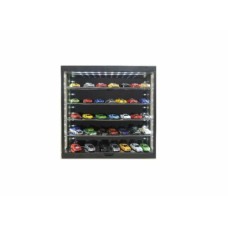 T9-648850BK - 1/64 5 LAYER LED DISPLAY CASE BLACK BACK GROUND