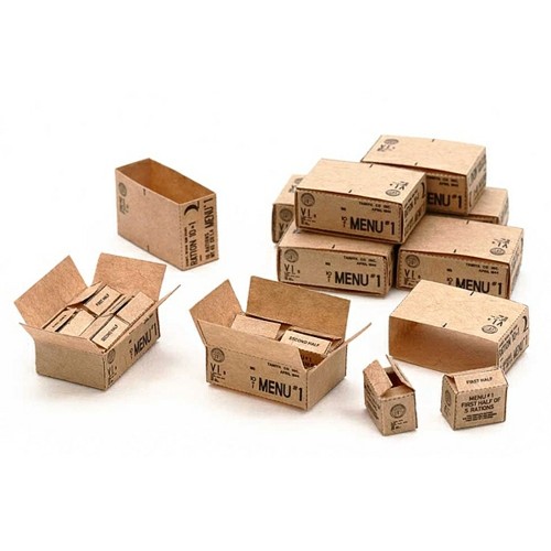 TAM12689 - 1/35 10 IN 1 CARTONS WWII (PLASTIC KIT)