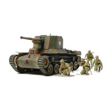 TAM35331 - 1/35 TYPE 1 JAPANESE TANK WITH 6 FIGURES (PLASTIC KIT)