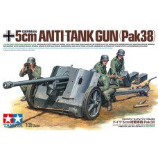 TAM35392 - 1/35 GERMAN ANTI-TANK GUN 5CM PAK 38 (PLASTIC KIT)