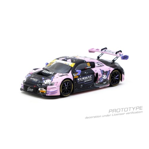 TCT6404324MGP10 - 1/64 AUDI R8 LMS GT3 EVO II MACAU GT CUP FIA GT WORLD CUP 2024 UNO RACING ADDERLY FONG (CAR AND TRADING CARD SET)