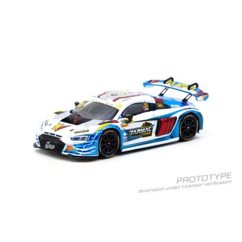 TCT6404324MGP30 - 1/64 AUDI R8 LMS GT3 EVO II MACAU GT CUP FIA GT WORLD CUP 2024 UNO RACING JAMES YU (CAR AND TRADING CARD SET)