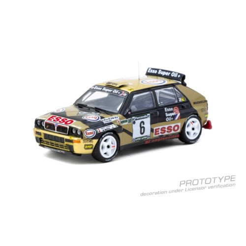 TCT6404993PIR06 - 1/64 LANCIA DELTA HF INTEGRALE ECR PIANCAVALLO RALLY 1993 WINNER PIERO LONGHI / MAURIZIO IMERITO