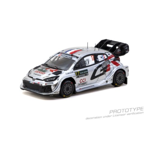 TCT6408525RSA17 - 1/64 TOYOTA GR YARIS RALLY1 HYBRID RALLY SAUDI ARABIA 2025 WRC WORLD CHAMPION 2025 S.OGIER/V.LANDAIS
