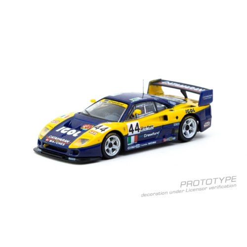 TCT6408896LM44 - 1/64 FERRARI F40 GTE 24H OF LE MANS 1996 L.DELLA NOCE/A.OLOFSSON/C.ROSENBLAD