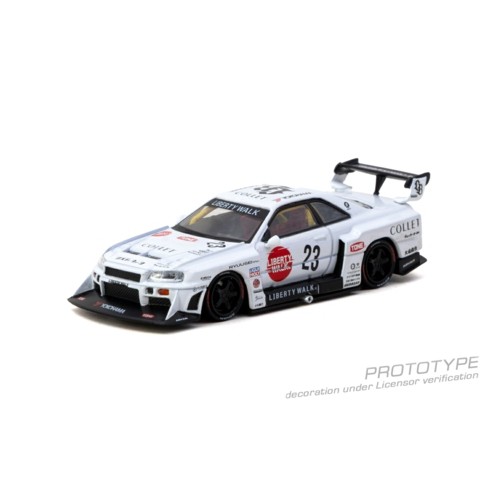 TCT64104WH - 1/64 LB-ER34 SUPER SILHOUETTE SKYLINE WHITE