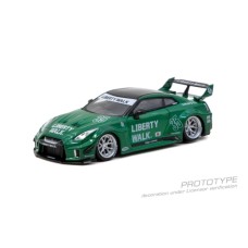 TCT64105EG - 1/64 LB-SILHOUETTE WORKS GT NISSAN 35GT-RR EMERALD GREEN