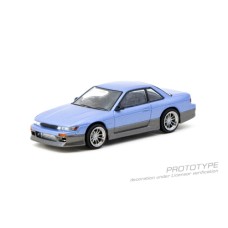 TCT64G025PU - 1/64 VERTEX NISSAN SILVIA (S13) BLUE/GREY