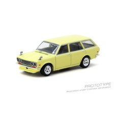 TCT64G026YL - 1/64 DATSUN BLUEBIRD 510 WAGON YELLOW