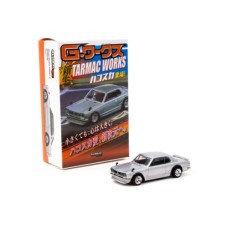 TCT64G043SL2 - 1/64 NISSAN SKYLINE 2000 GT-R KPGC10 SILVER TOKYO AUTO