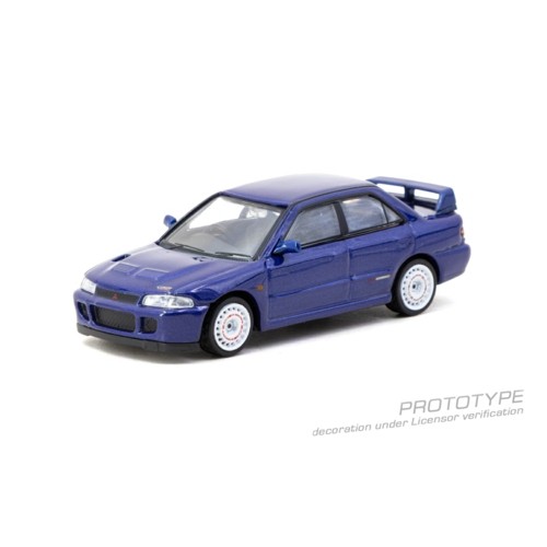 TCT64G049BL - 1/64 MITSUBISHI LANCER GSR EVOLUTION II BLUE
