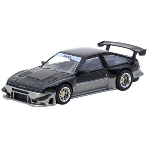 TCT64G060BG - 1/64 TOYOTA SPRINTER TRUENO AE86 WIDEBODY BLACK/GREY SPECIAL EDITION
