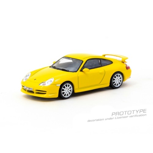 TCT64G069YL - 1/64 PORSCHE 911 GT3 (TYPE 996) YELLOW